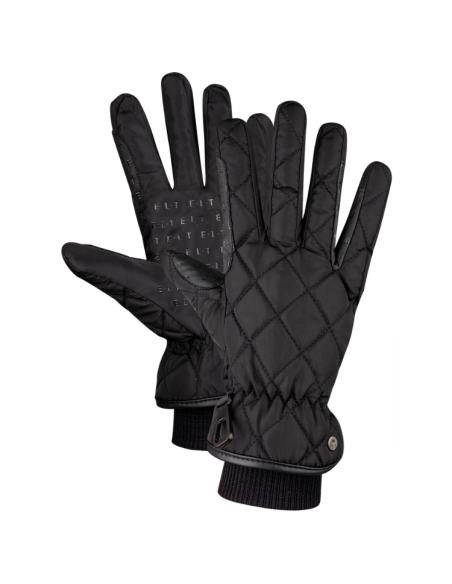 Gants D’équitation E.L.T Diamond Winter Noir