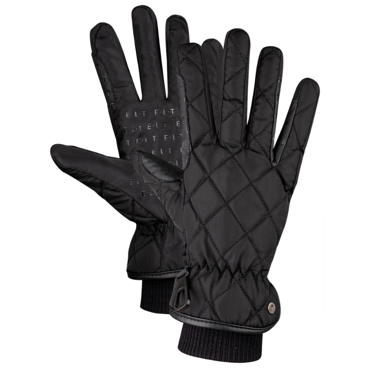 Gants D’équitation E.L.T Diamond Winter Noir