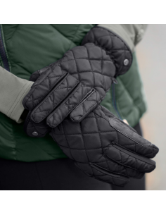 Gants D’équitation E.L.T Diamond Winter Noir 2