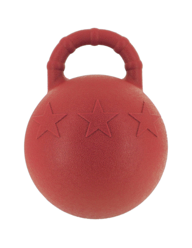 Play Ball With Handle Hippotonic for Horses Red