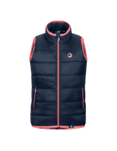 Veste E.L.T Matelassée Sans Manches Lucky Lou Enfants Bleu Nocturne/Rose