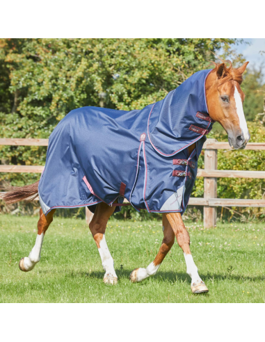 Premier Equine Akoni 0g Turnout Rug with Classic Neck Cover Navy
