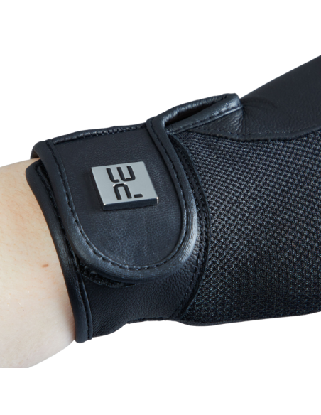 Gants D'Equitation Premier Equine "Bordoni" Noir