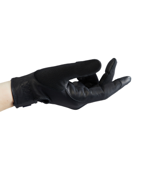 Gants D'Equitation Premier Equine "Bordoni" Noir