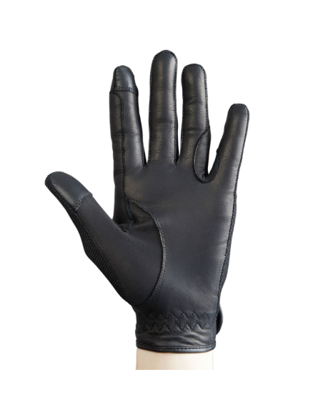 Gants D'Equitation Premier Equine "Bordoni" Noir