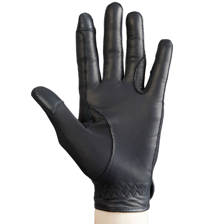 Gants D'Equitation Premier Equine "Bordoni" Noir