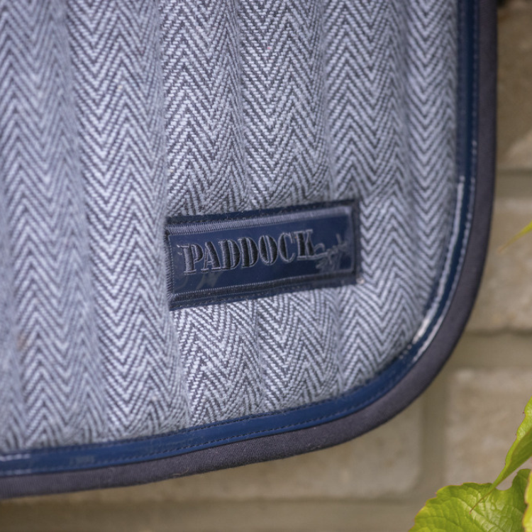 Tapis De Selle Paddock Wooltouch Bleu