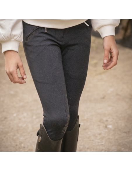Pantalon Pénélope Romy "Eden By Pénélope" Enfant Gris Chiné