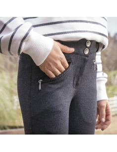 Pantalon Pénélope Romy "Eden By Pénélope" Enfant Gris Chiné 2
