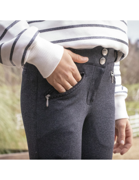 Pantalon Pénélope Romy "Eden By Pénélope" Enfant Gris Chiné