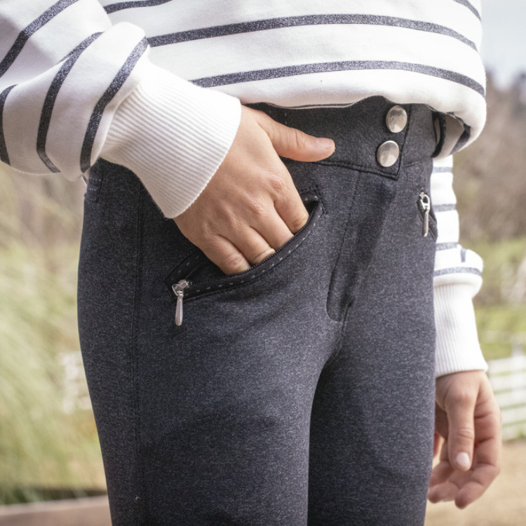 Pantalon Pénélope Romy "Eden By Pénélope" Enfant Gris Chiné