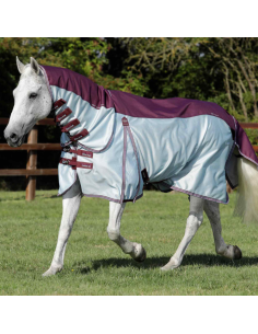 Tapis Anti-Mouches En Maille Premier Equine "Stay-Dry" Vin