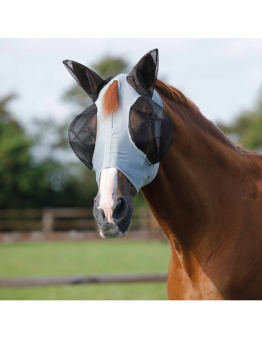 Masque Anti-Mouches Premier Equine "Comfort Tech" Gris