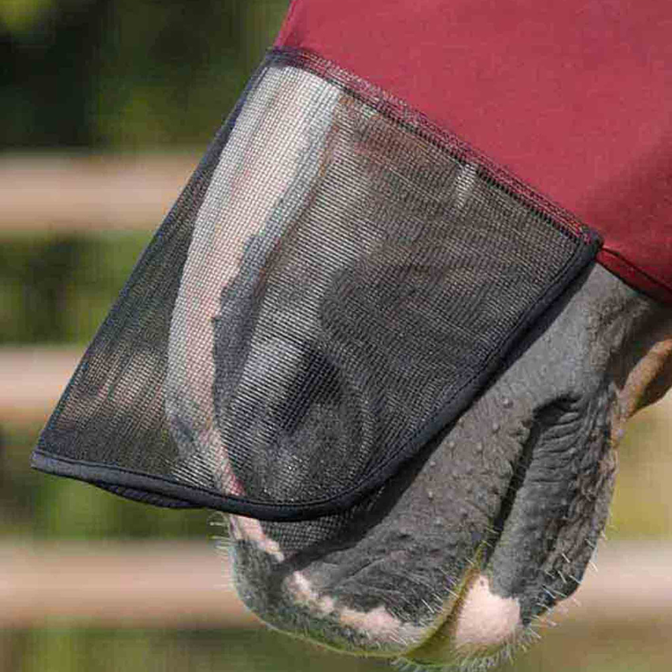 Masque Anti-mouches Pour Cheval Premier Equine Buster Xtra - Gris, Neuf