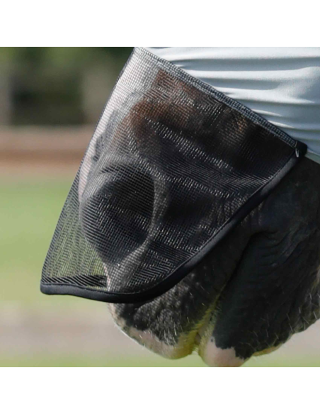 Masque Anti-Mouches Premier Equine "Comfort Tech" Xtra Gris