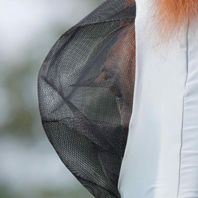 Masque Anti-Mouches Premier Equine "Comfort Tech" Xtra Gris