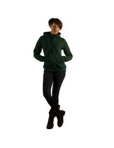 Sweat Confort Flags & Cup Femme LAVIA VERT FONCE