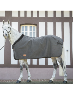 Couverture Paddock Wooltouch Gris Chiné