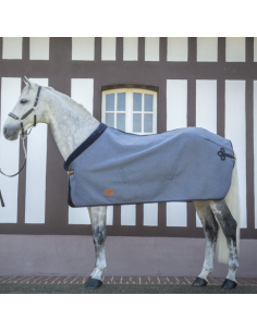 Couverture Paddock Wooltouch Gris Chiné 2