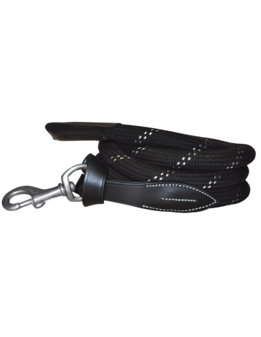 Lanyard Canter Rope Silver Buckles Black/Silver