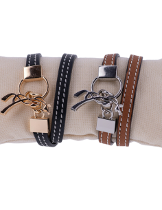 Bracelet Penelope "Signature" Noir 2