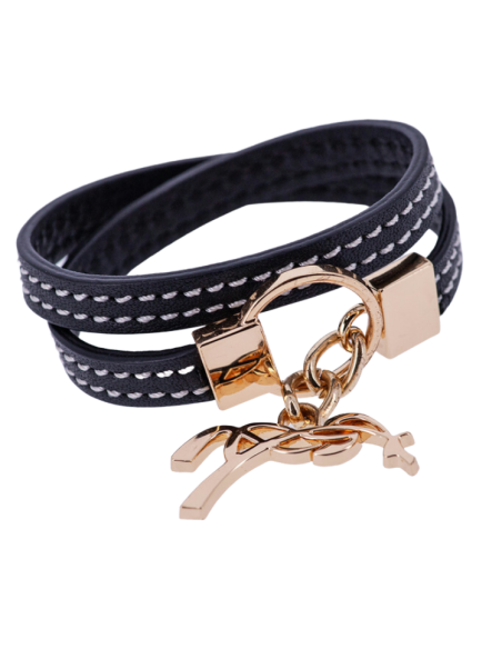 Bracelet Penelope "Signature" Noir