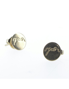 Penelope "Lou" Arabesque Earrings Gold
