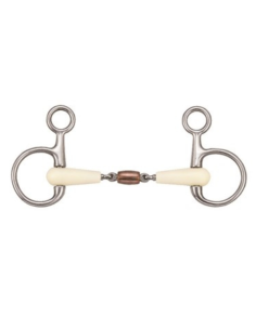 Mors Happy Mouth Baucher Double Brisure En Cuivre