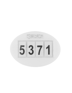 Numéro De Départ Eskadron 4 Chiffres blanc 2
