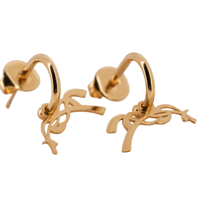 Boules d'Oreilles Créoles Penelope "Léonie" Doré