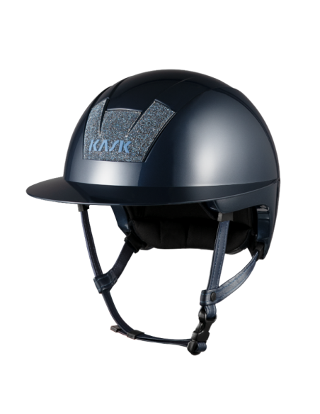 Casque Kask Kooki Lady Shine Swarovski Crystal Carpet marine