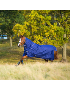 Couverture Horseware Amigo Hero 900 Plus lite 0g bleu