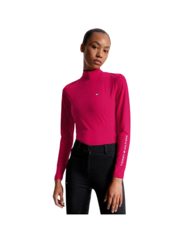 Base Layer Manches Longues Tommy Equestrian Femme CERISE