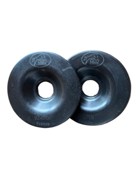 Rondelles De Mors Jump'In Caoutchouc Naturel Noir