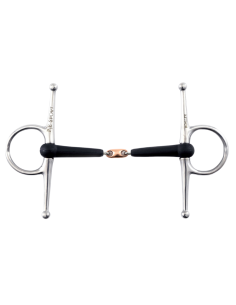 Mors Premier Equine À Aiguilles Caoutchouc Double Brisure