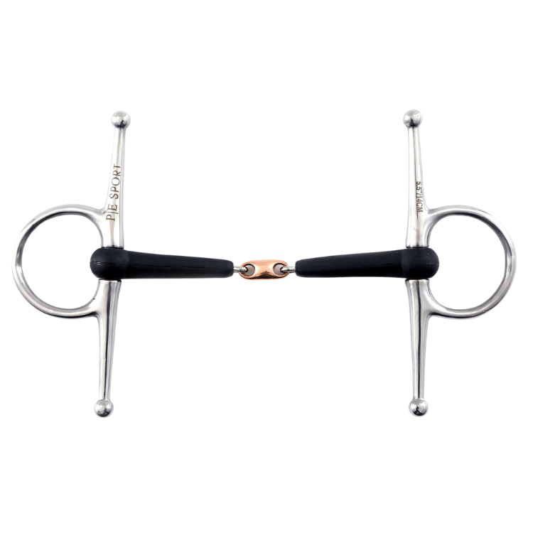 Mors Premier Equine À Aiguilles Caoutchouc Double Brisure