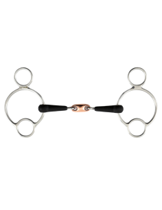 Premier Equine Rubber Universal Bit with Lozenge