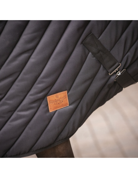 Couverture D'écurie Diagonale Paddock Noir 400grs