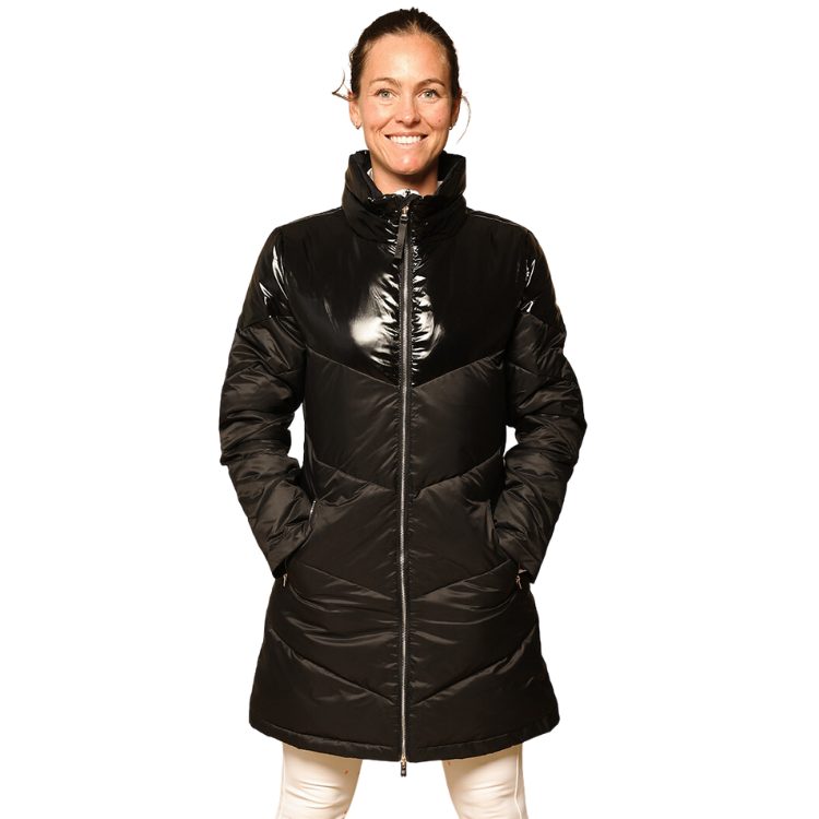 Doudoune Mi-Longue Gem Tower NOIR