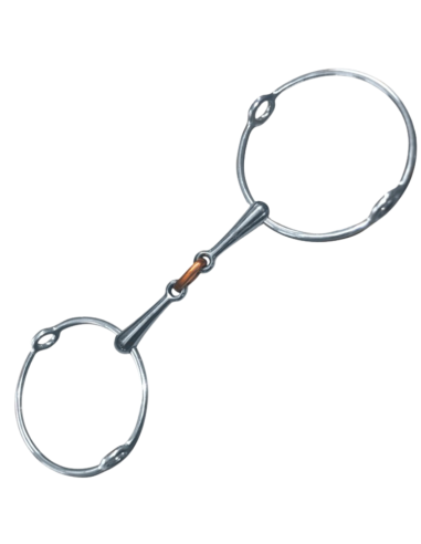 Privilège Equitation 3 Effects Loose Ring Double-Jointed Bit