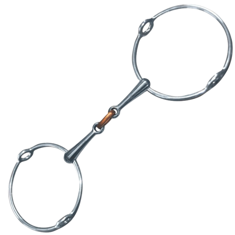 Mors Releveur Privilège Equitation À Grands Anneaux Double Brisure