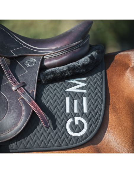 Tapis selle saut diamond competition 2 numbers black F