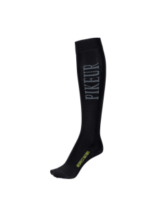 Chaussettes Pikeur Base Fine anthracite/gris 2