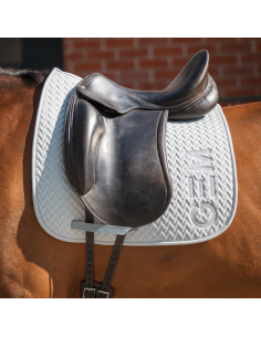 Gem Ten Dressage Saddle Pad GREY 2