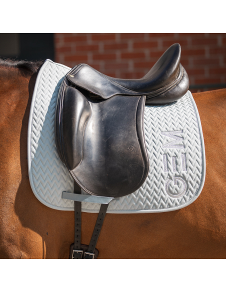 Tapis De Selle Gem Ten Dressage GRIS