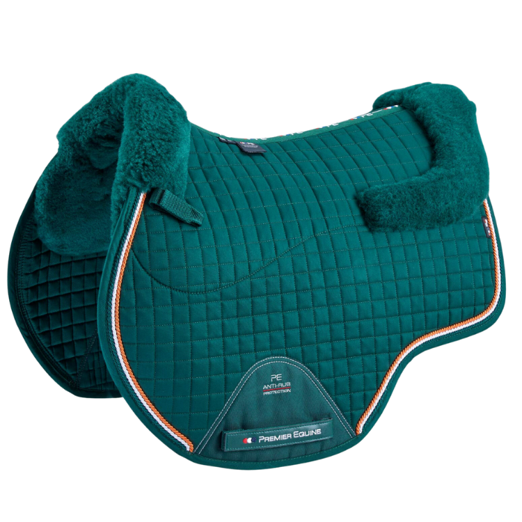 Tapis De Selle Premier Equine Close Contact Jumping Vert/Vert