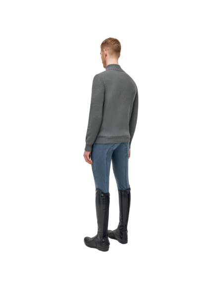 Pull Col Roulé Cavalleria Toscana Turtleneck Merino Wool GRIS