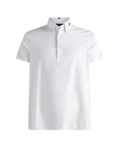 Tommy Equestrian Short Sleeved Show Polo Shirt  Optic White
