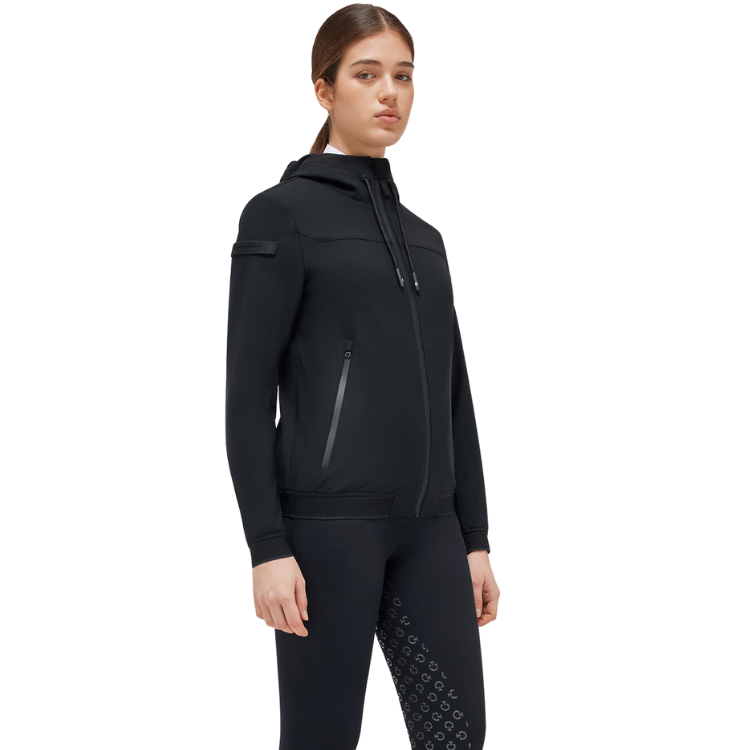 Softshell Cavalleria Toscana Velvet Hooded Full Zip