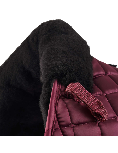 Tapis De Selle Premier Equine Satin Atlantis Jumping Bordeaux/Noir